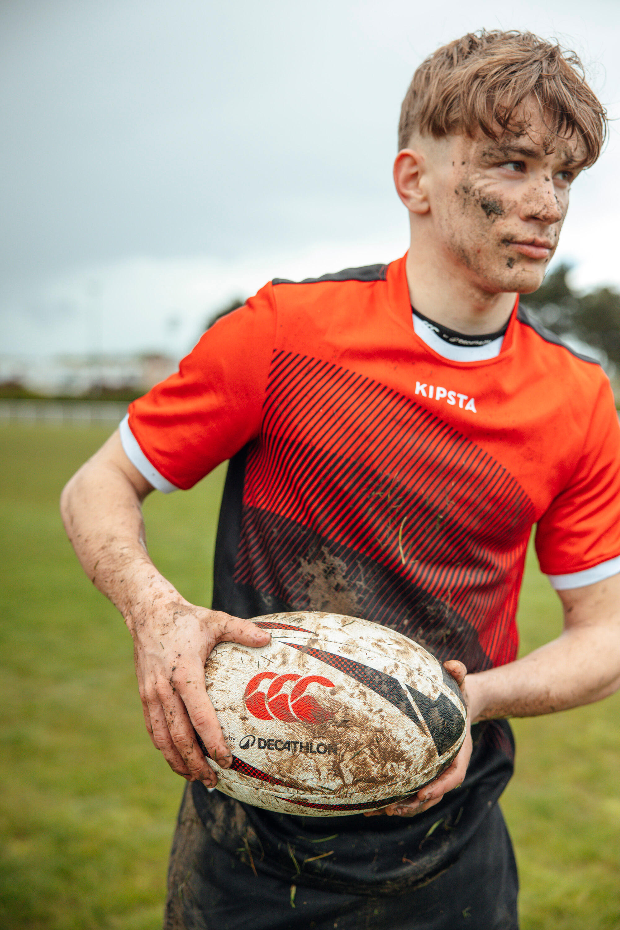 Ballon de rugby d'entrainement taille 5, Decathlon | Canterbury noir 7/10