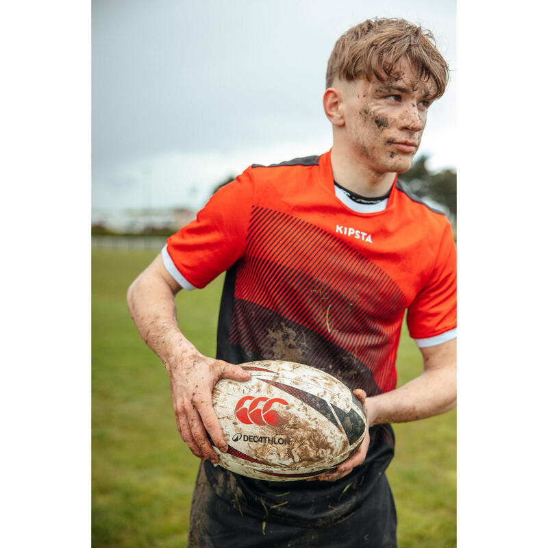 Ballon de Rugby T4 - Ballon d'entrainement  Decathlon | Canterbury noir