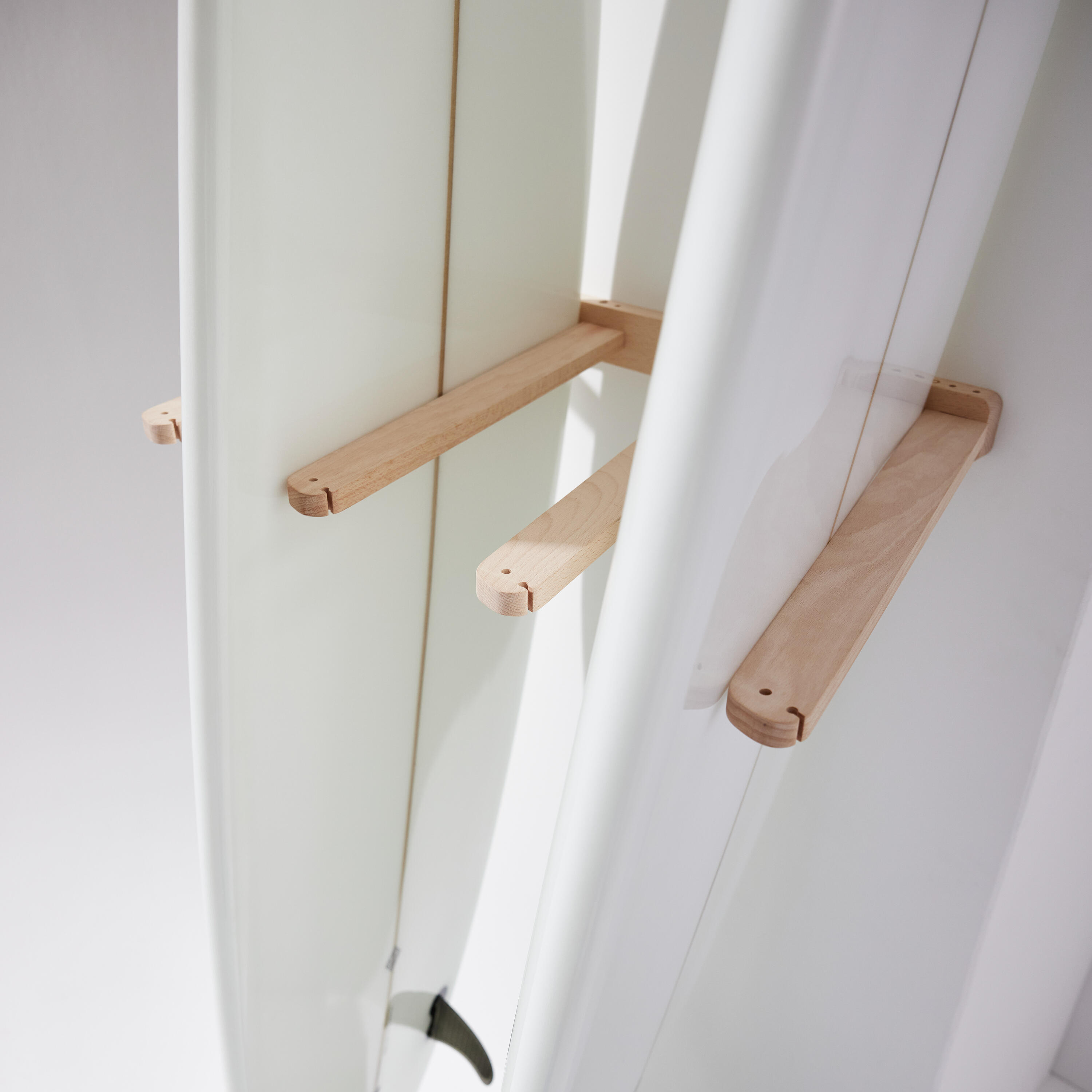 Rack Mural WilTec Pour 4 Planches De Surf/kayak - Support De Rangement Universel