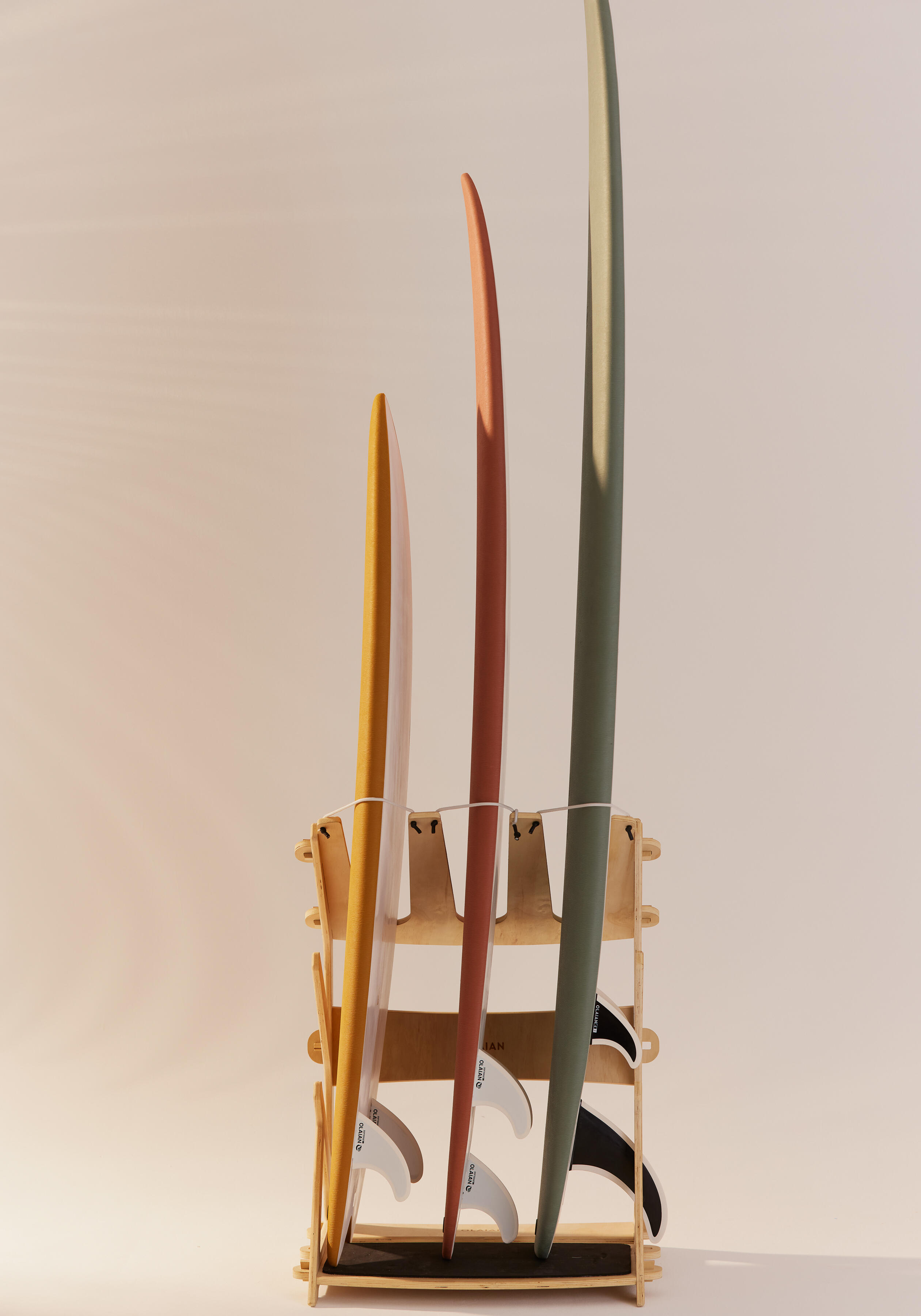 Rack surf autoporté pour 3 planches stockage vertical ou horizontal 12/13