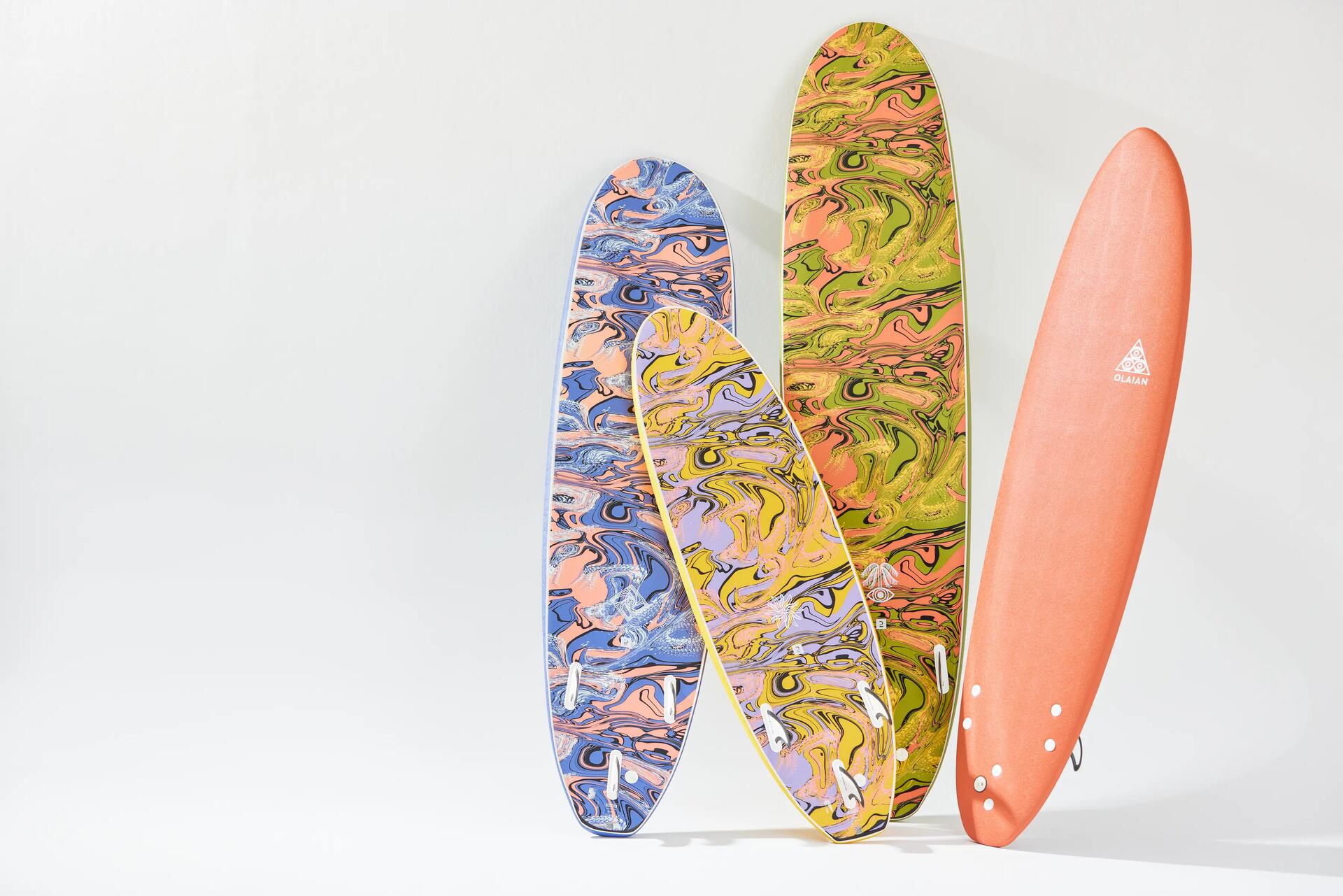 Intermediate foam surfboards