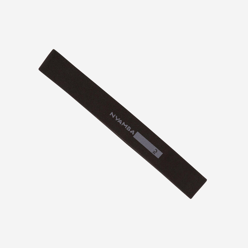 Mini-Elastikband Textil Widerstand 7 kg - schwarz 