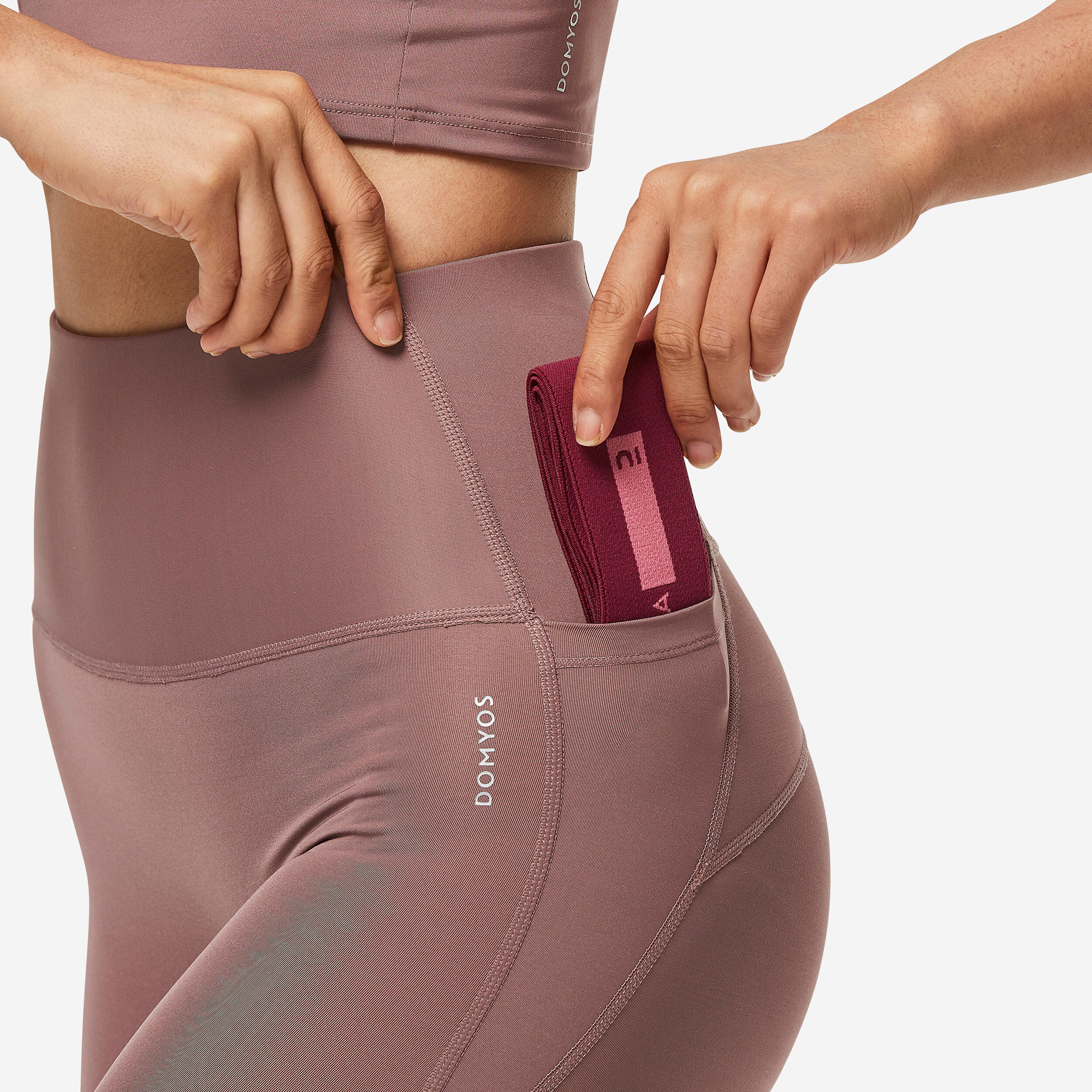 Pilates Gym Mini Band Textile - 6 kg(Med)