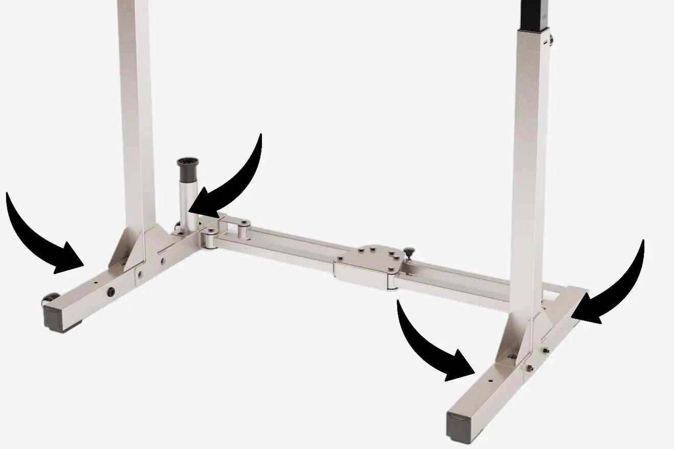 Rack faltbar 120 kg Krafttraining Gebrauchsanleitung Montage Reparatur