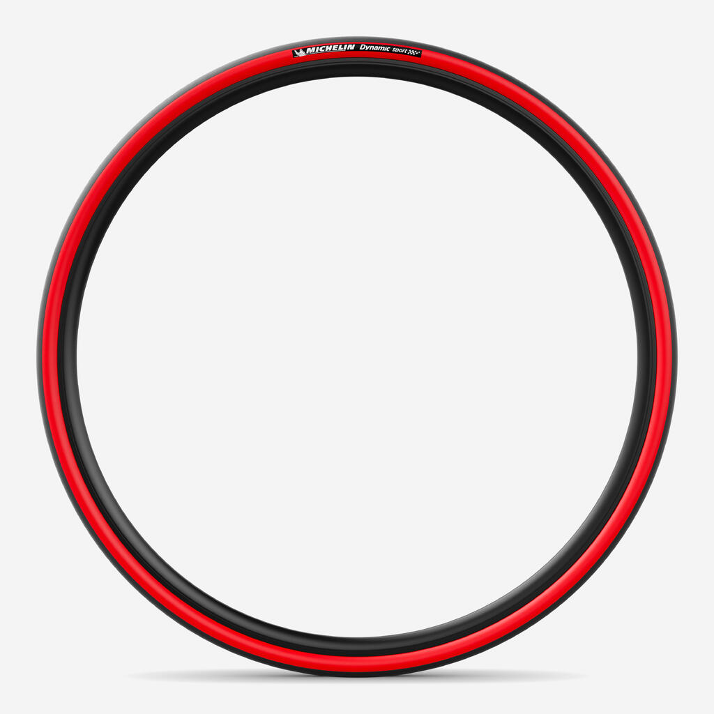Crvena guma za drumski bicikl DYNAMIC SPORT 700 x 23 ETRTO 23-622 (2 komada)
