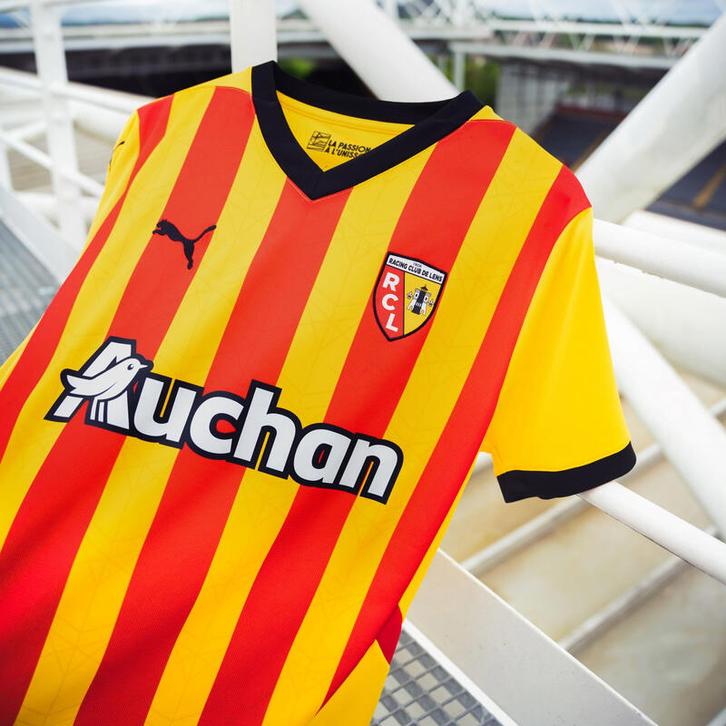 Tricou Fotbal Teren propriu RC Lens 24/25 Adulți 