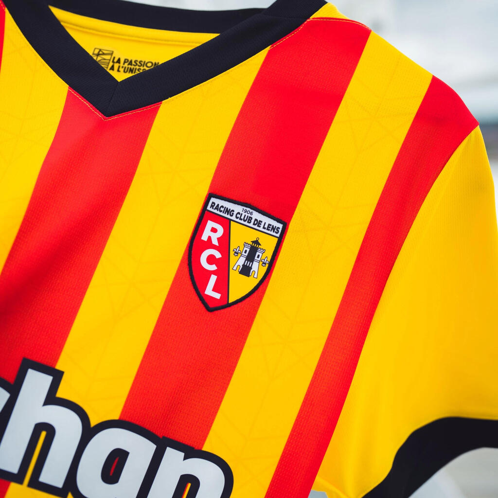 Suaugusiųjų „RC Lens“ rungtynių namų aikštelėje marškinėliai, 2024–2025 m.