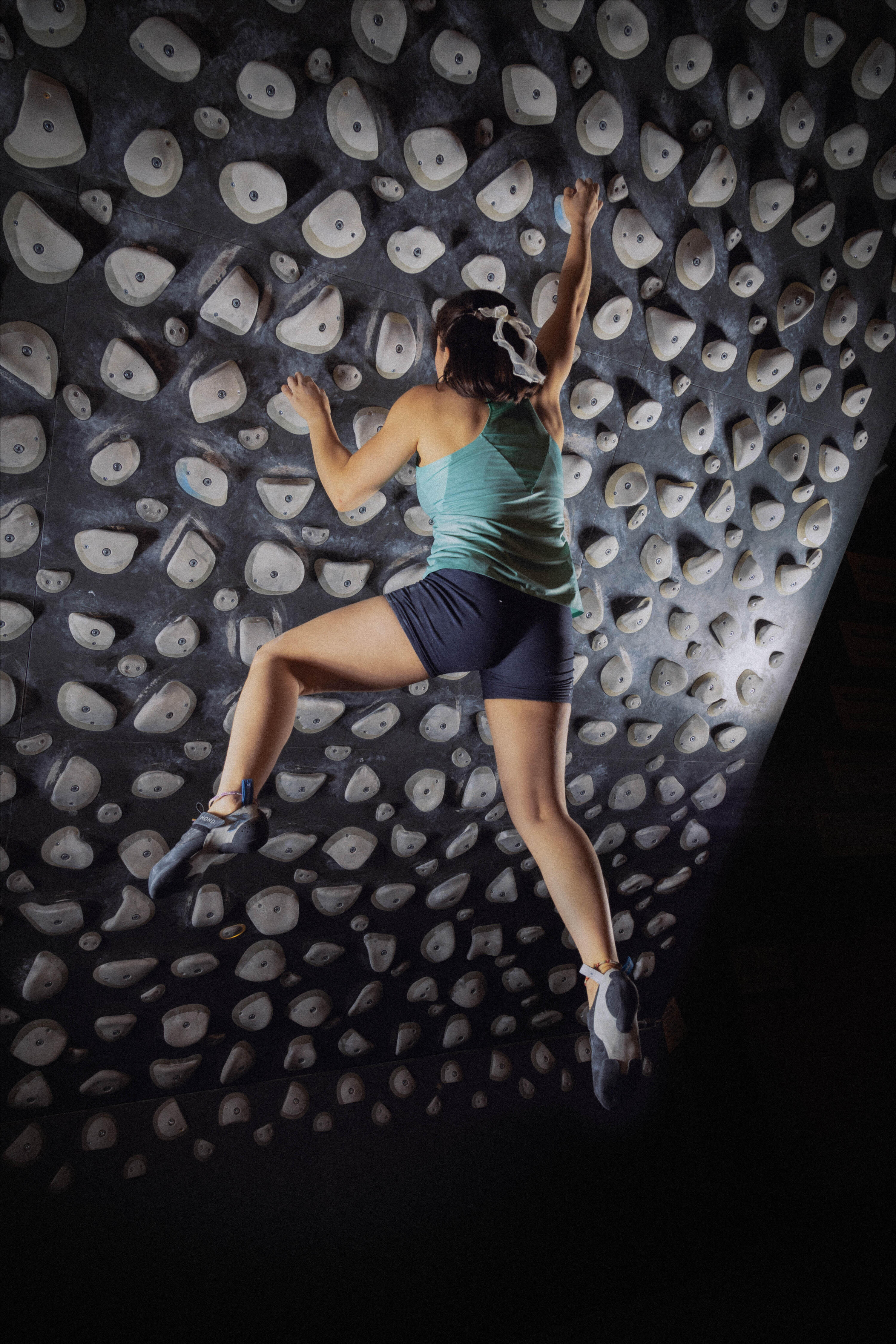 Short arrampicata donna EDGE blu 8/11