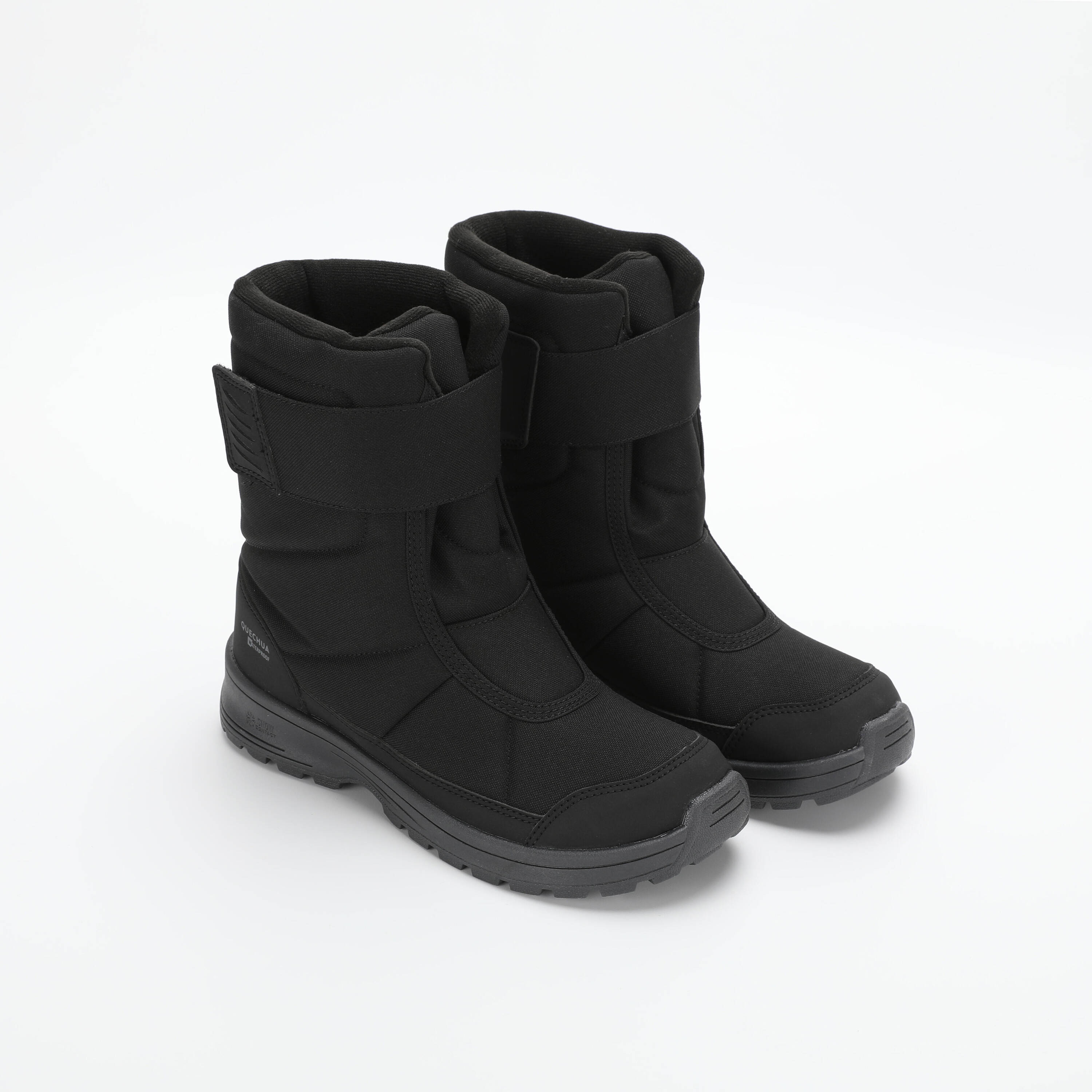 Kids’ warm waterproof snow hiking boots SH100 - Velcro Size 7 - 5.5  -  1