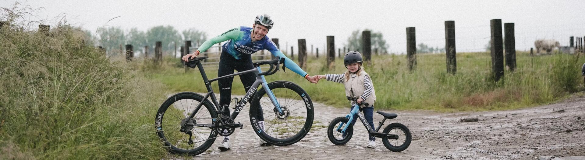 faça com que o seu filho(a) goste de andar de bicicleta