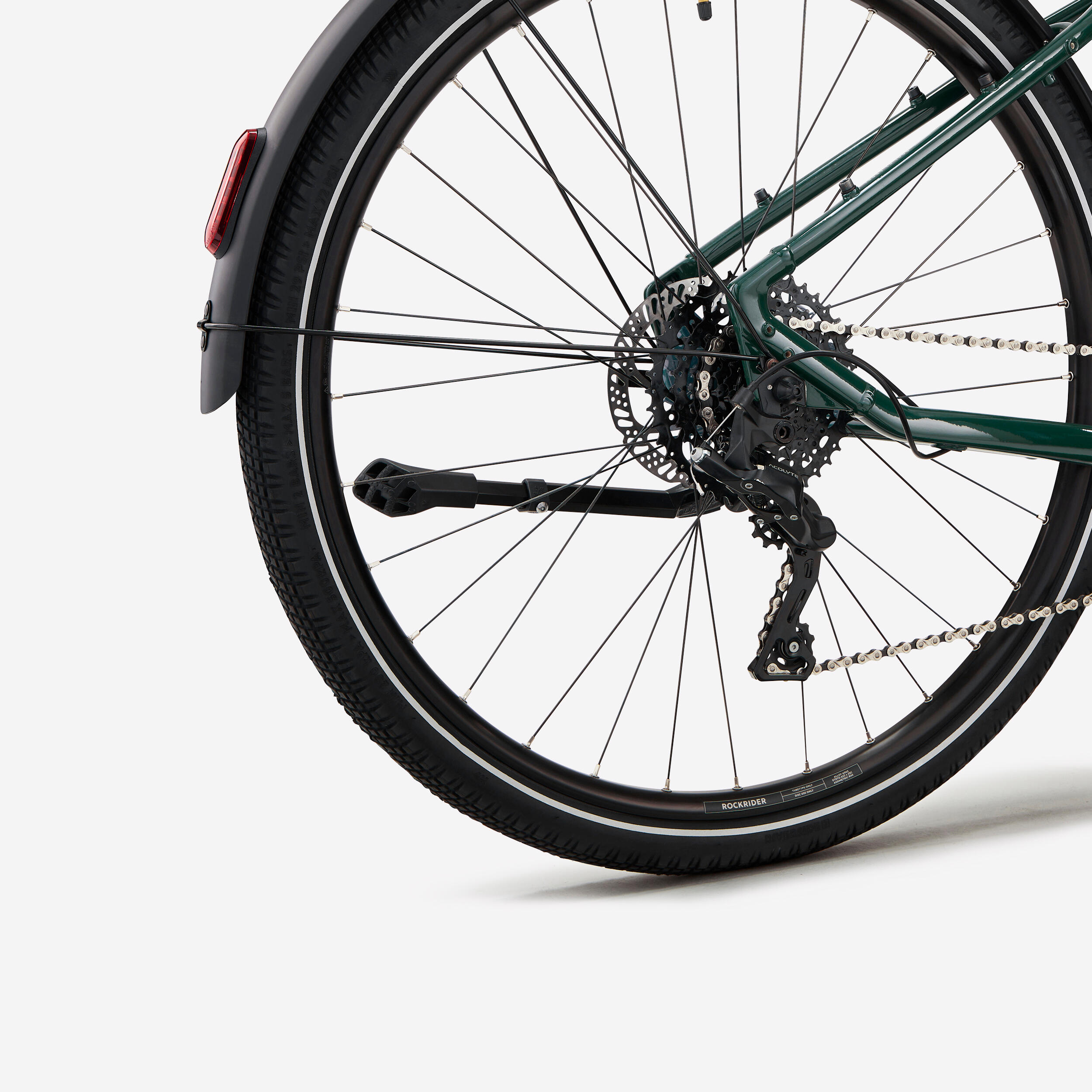 Bicicleta eléctrica de trekking Motor Central E-actv 500 Verde  Cuadro Alto 5/8