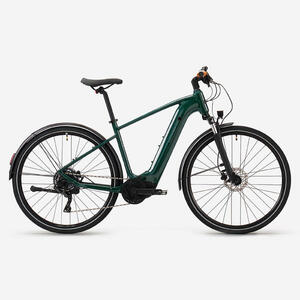 Bicicleta Eléctrica Trekking Motor Central Cuadro Alto E-actv 500 Verde