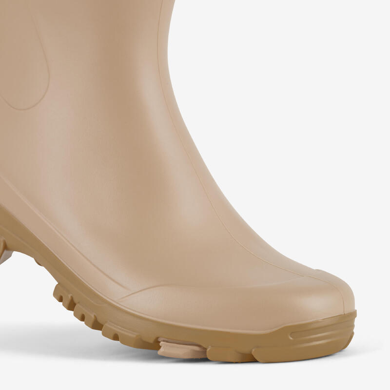 BOTTES DE PLUIE FEMME 100 BEIGE