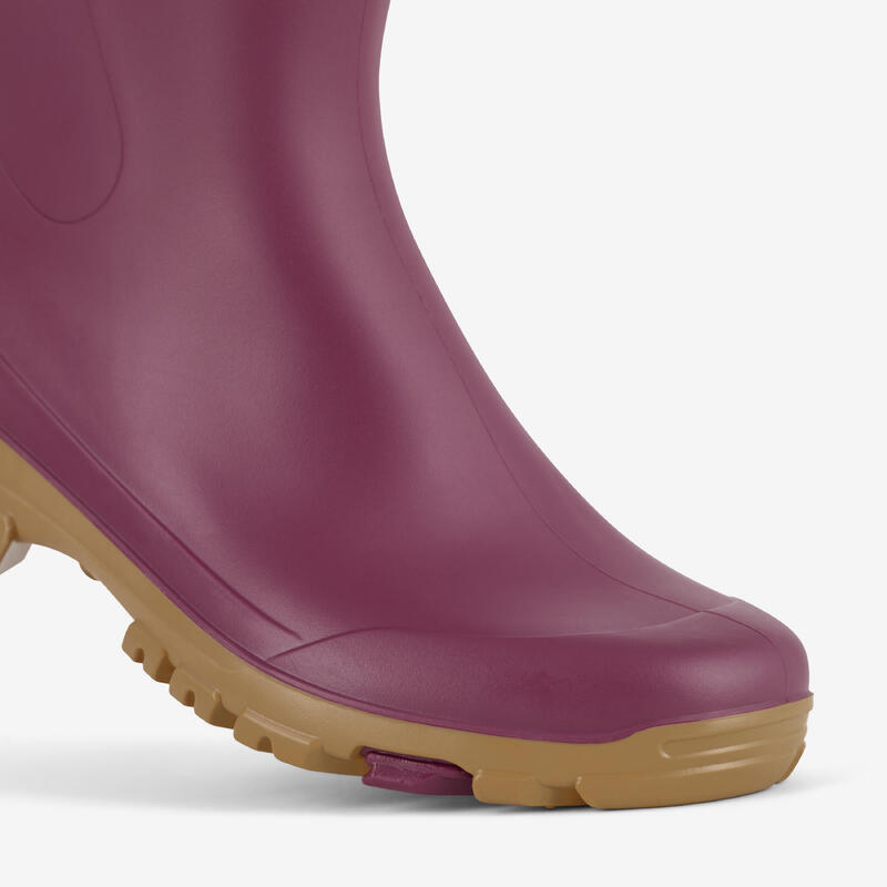 Bottes de pluie femme 100 violet