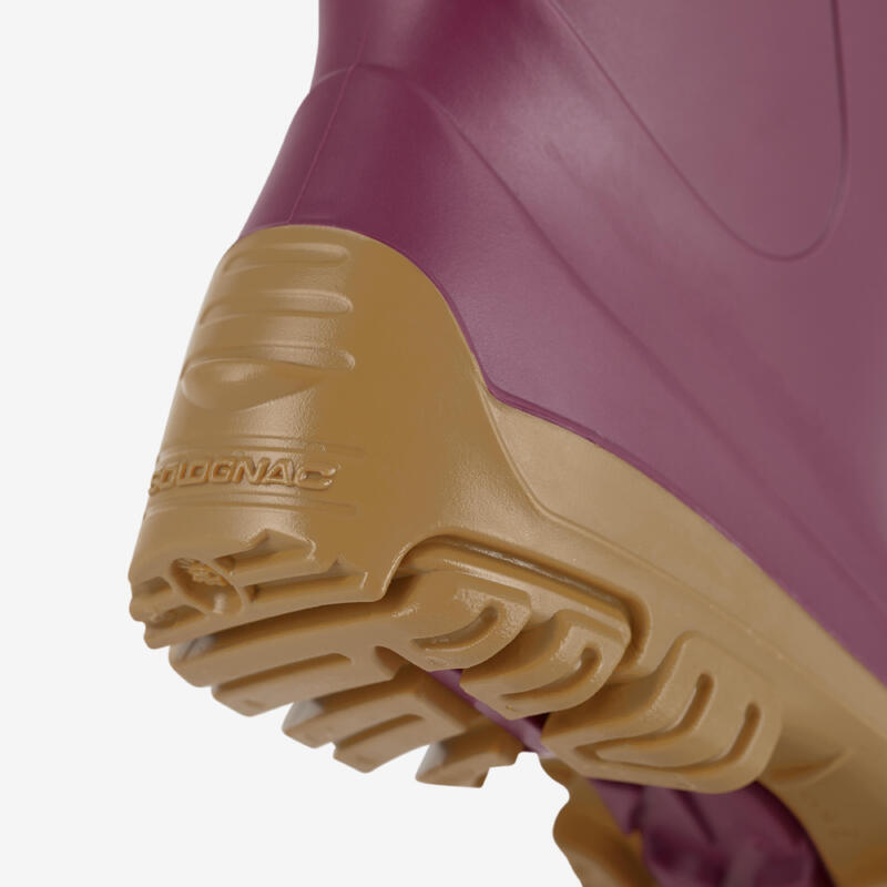 Bottes de pluie femme 100 violet