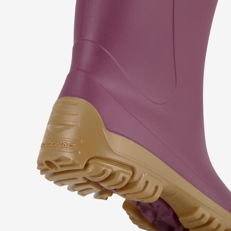 Bottes de pluie enfant 100 violet