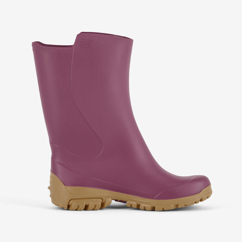 Bottes de pluie enfant 100 violet