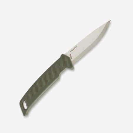 Fixed-blade hunting knife Sika 100 10cm - Green GRIP