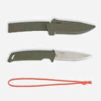 Fixed-blade hunting knife Sika 100 10cm - Green GRIP