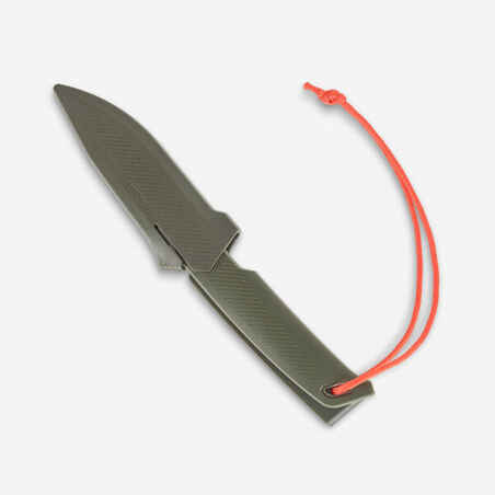Fixed-blade hunting knife Sika 100 10cm - Green GRIP