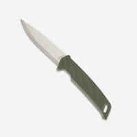 Fixed-blade hunting knife Sika 100 10cm - Green GRIP