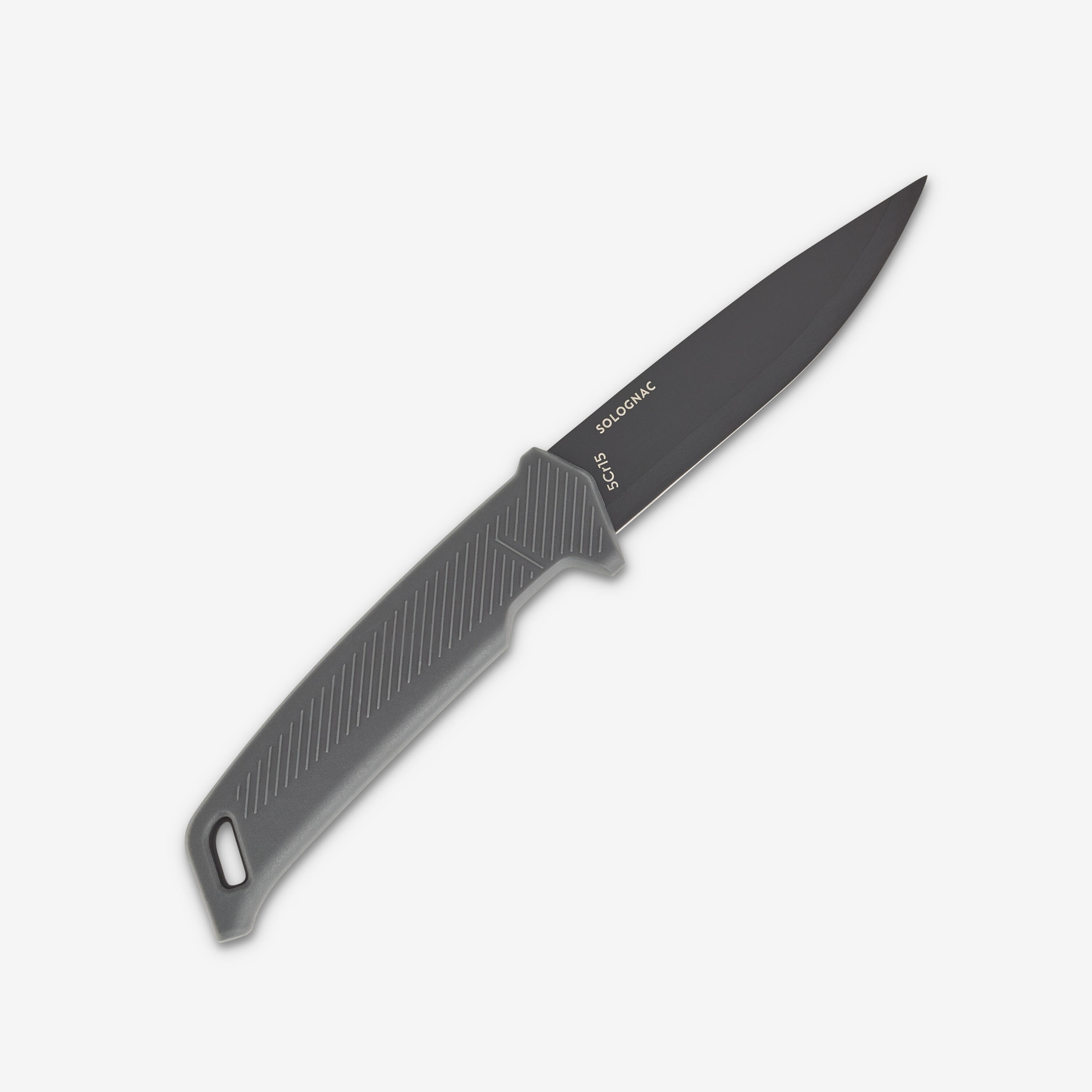 Coltello da caccia 10cm fisso GRIP Nero SIKA 100