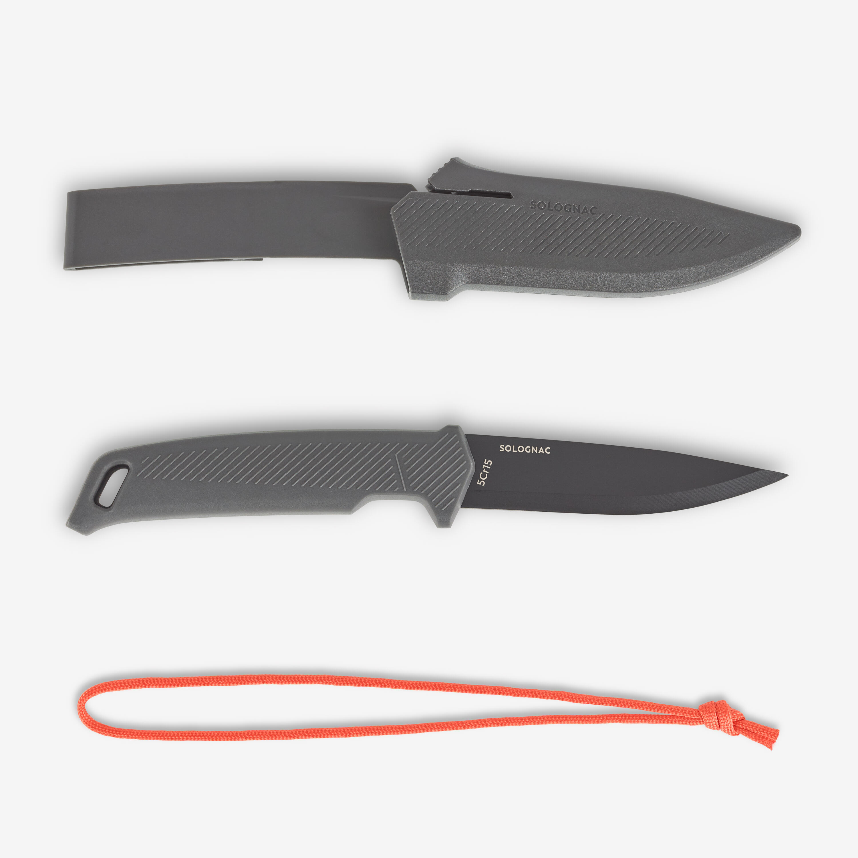 10cm fixed GRIP hunting knife Black SIKA 100