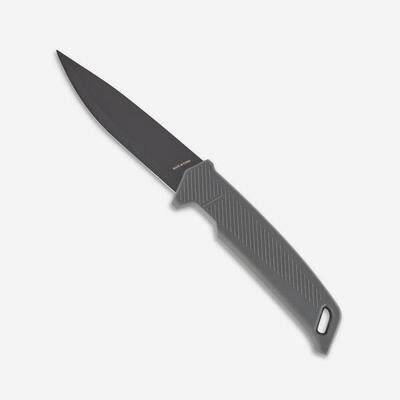 Coltello caccia fisso 10 cm GRIP SIKA 100 nero