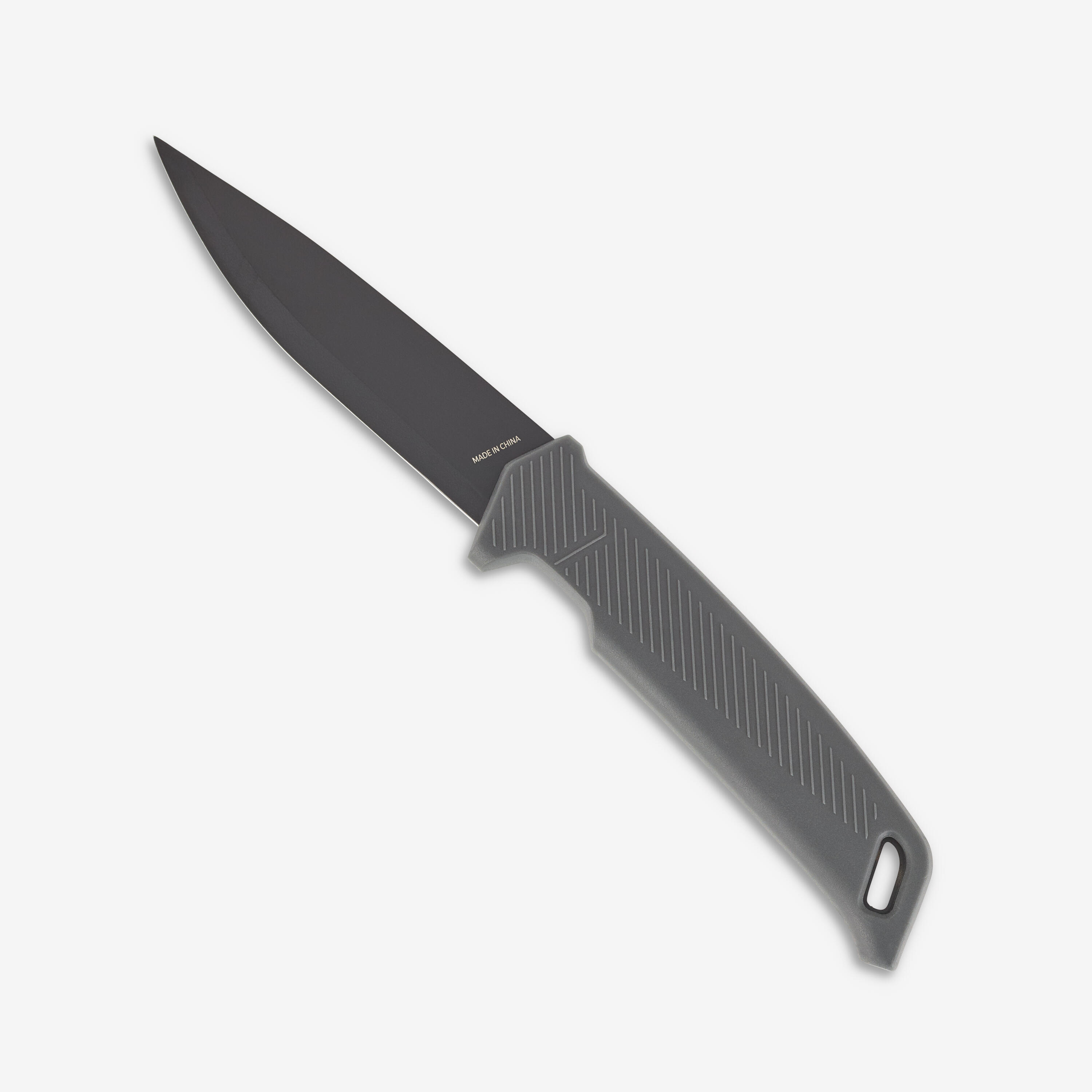 Coltello da caccia 10cm fisso GRIP Nero SIKA 100