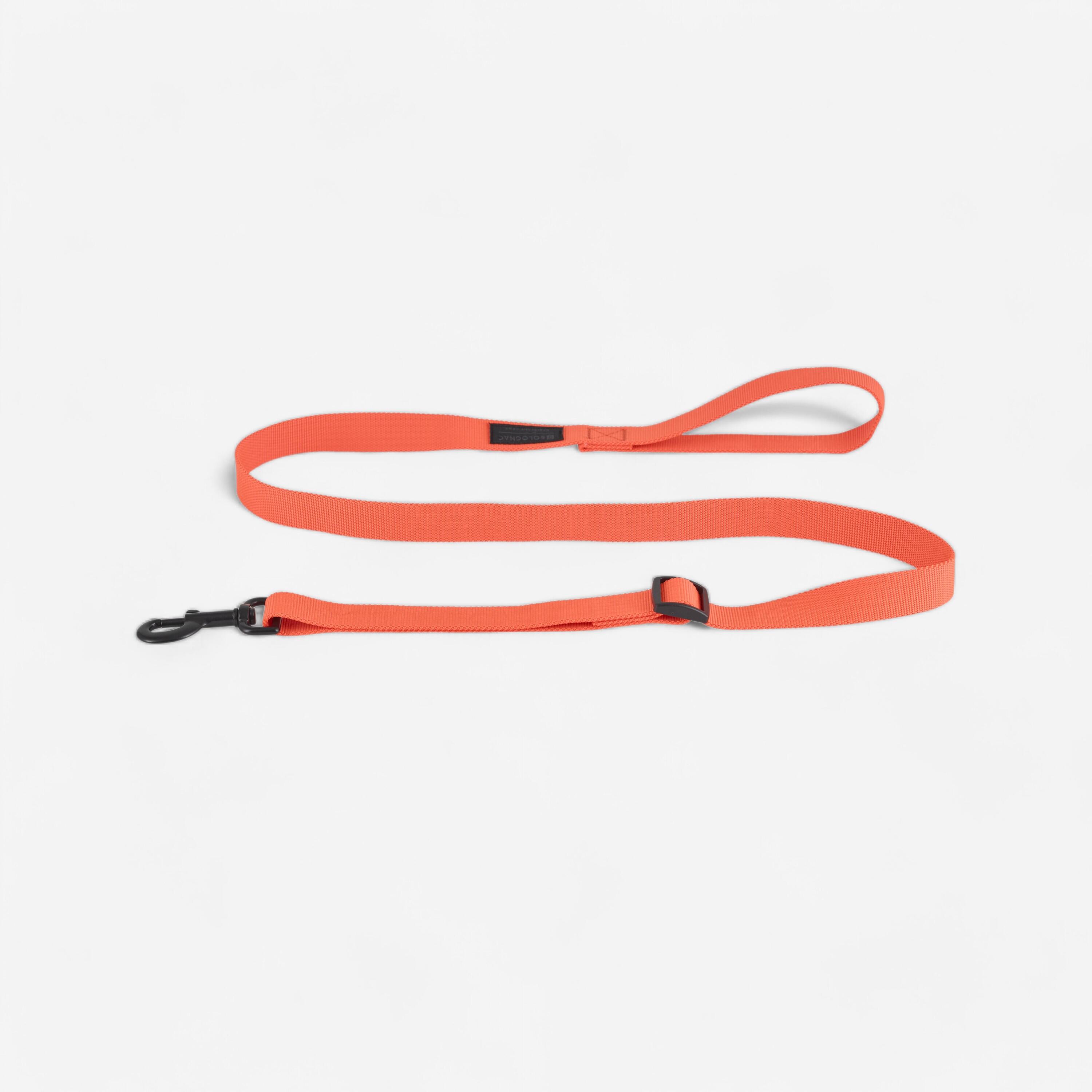 SOLOGNAC Correa Perro Solognac 100 Ajustable 90 cm - 150 cm Naranja