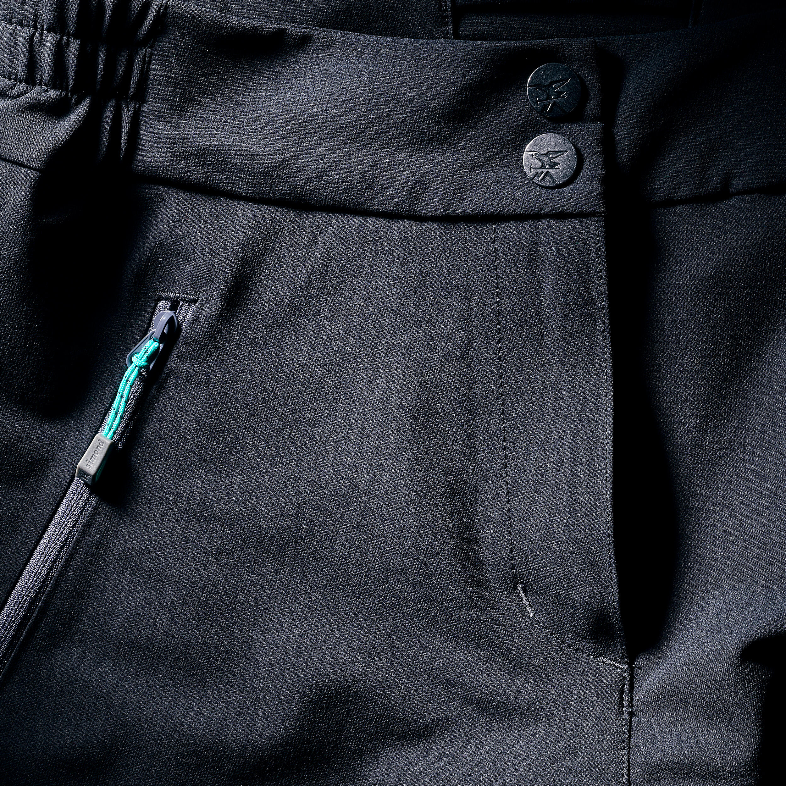 Pantaloni alpinismo scialpinismo donna ALPINISM neri 10/10