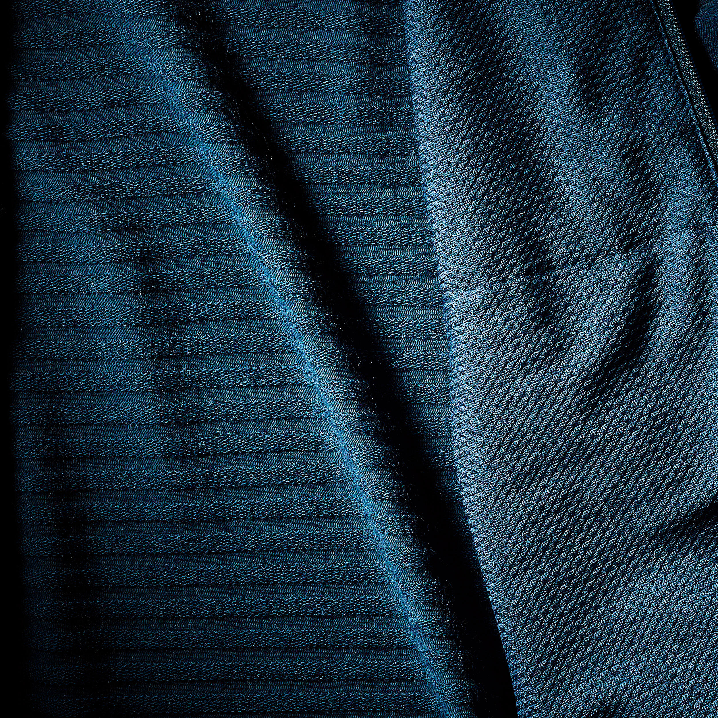 Men’s hooded pullover merino wool - MOUNTAINEERING - Blue 9/9