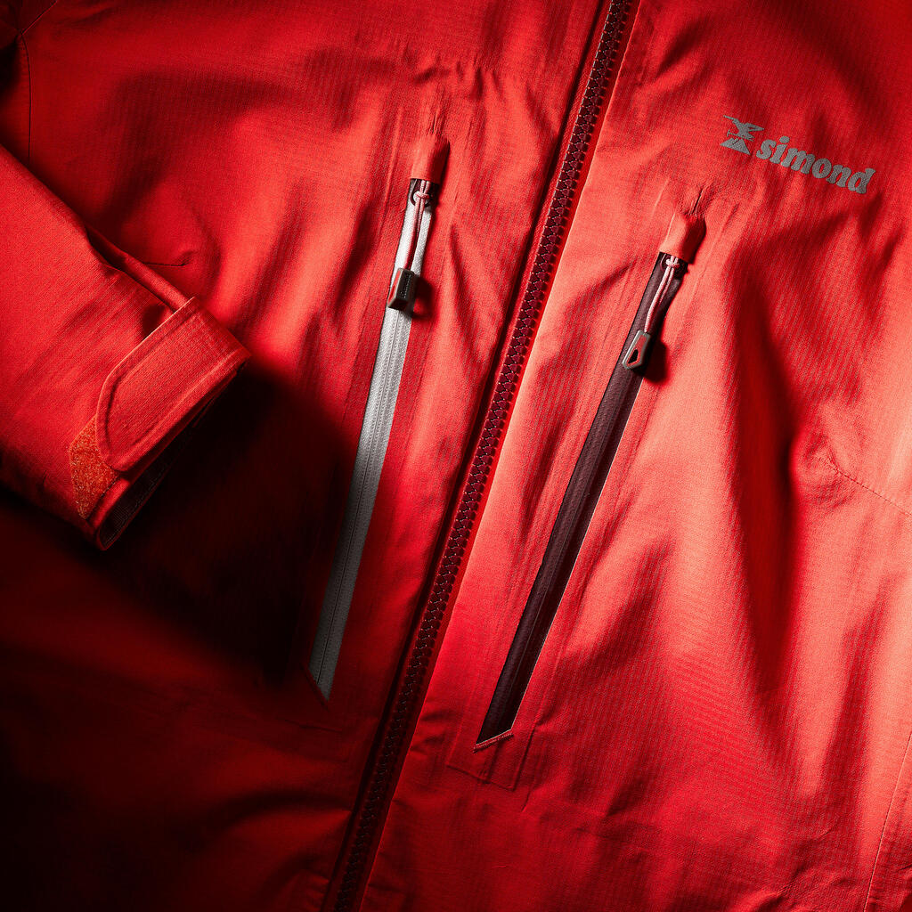 Women’s Mountaineering Waterproof Jacket - Alpinism Light Red