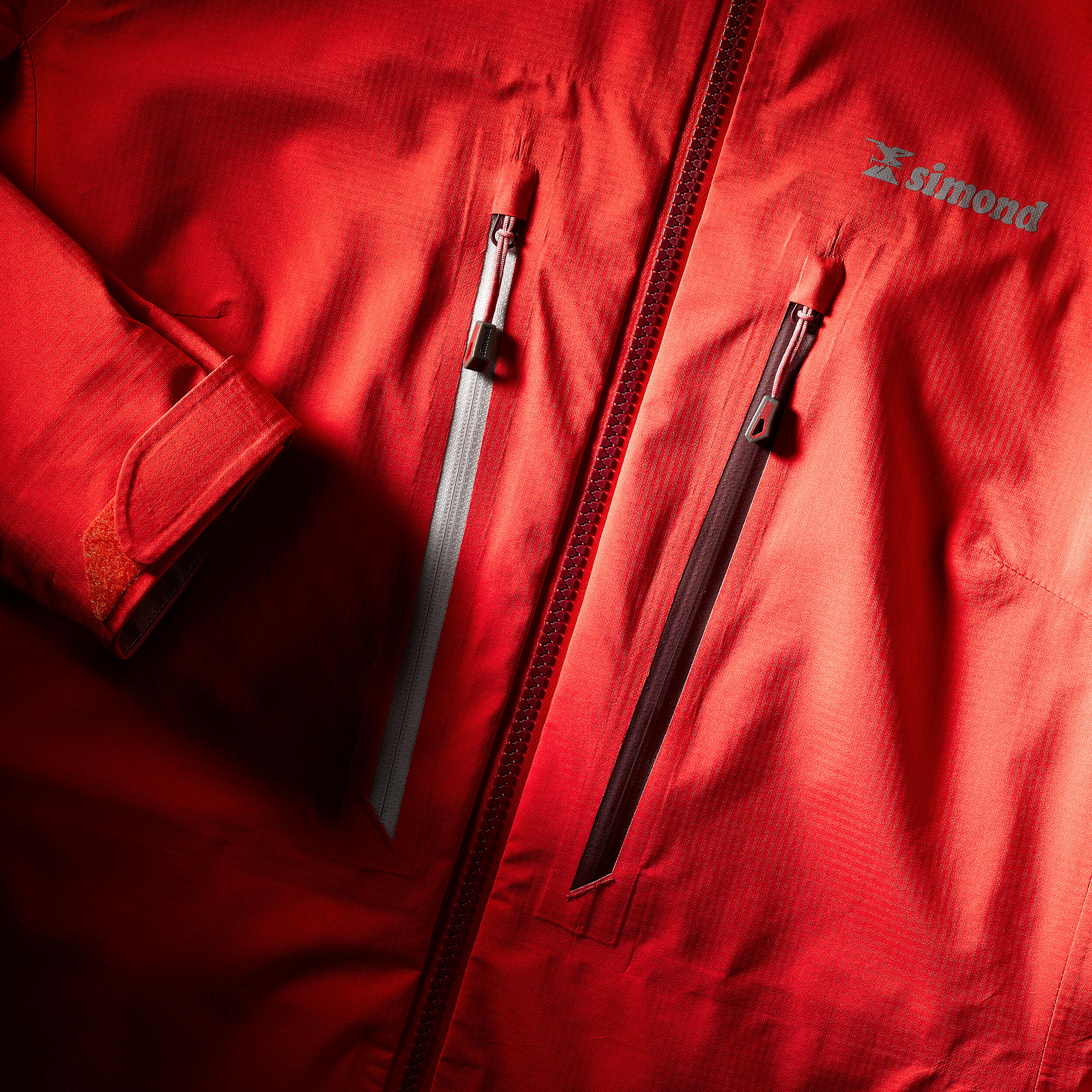 Women’s Waterproof Climbing Jacket - Alpinism Red - SIMOND