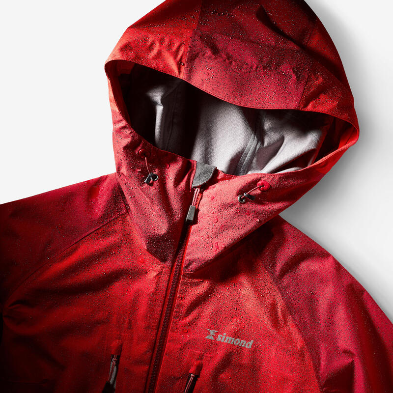 Damen Regenjacke - Alpinism Light rot