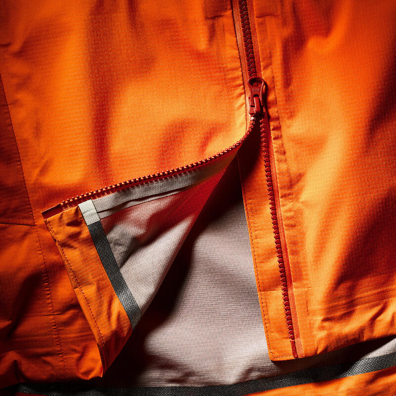 CASACO DE ALPINISMO/ESCALADA IMPERMEÁVEL HOMEM LIGHT LARANJA