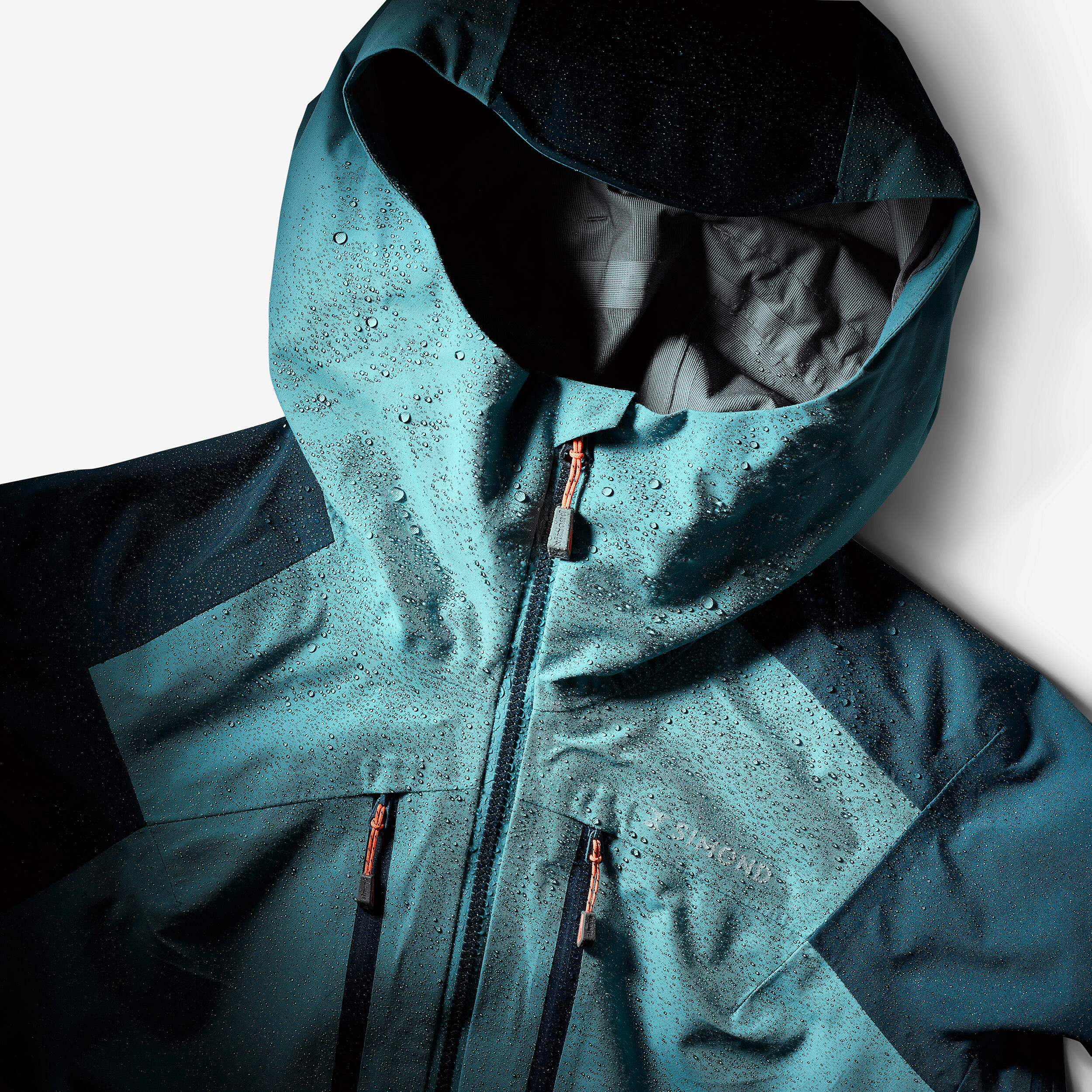 Waterdichte jas voor bergsport dames Alpinism Evo blauw 9/12