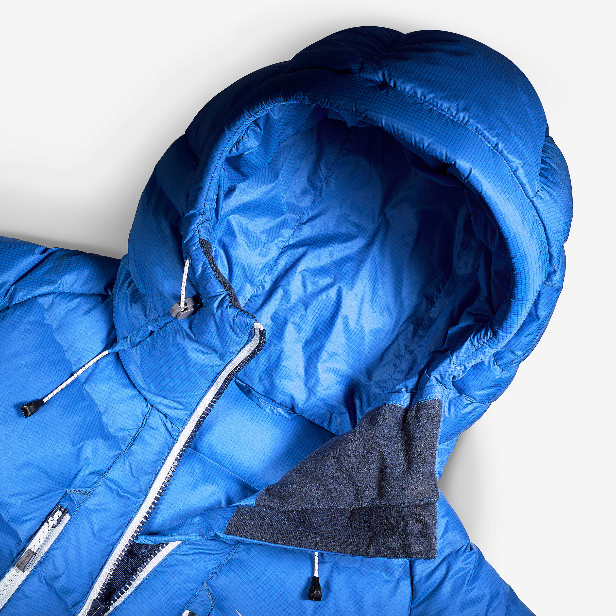 Women's Down Winter Jacket Makalu Blue Electric blue, Galaxy blue