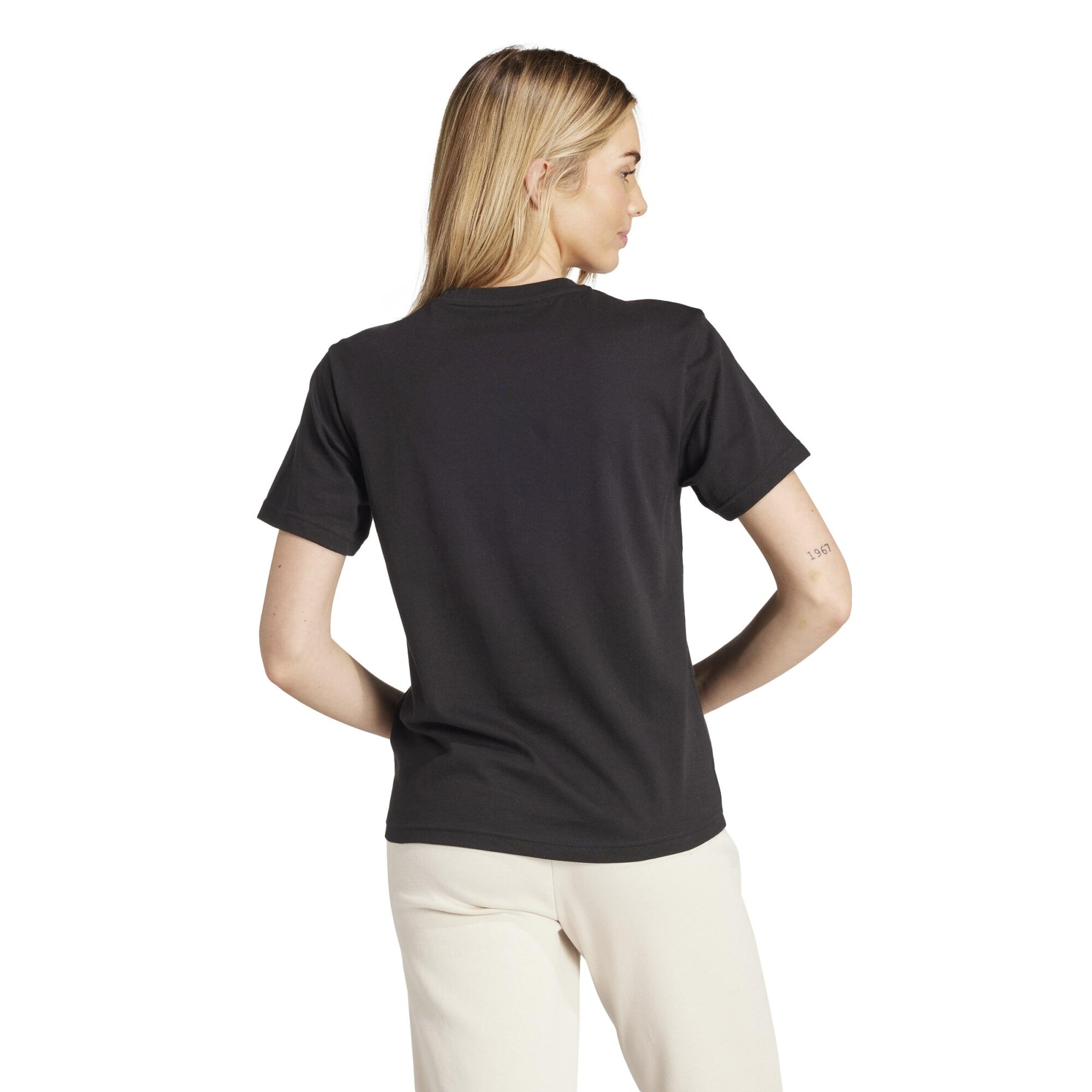 T-shirt imprimé logo Adidas camouflage femme - noir 5/10