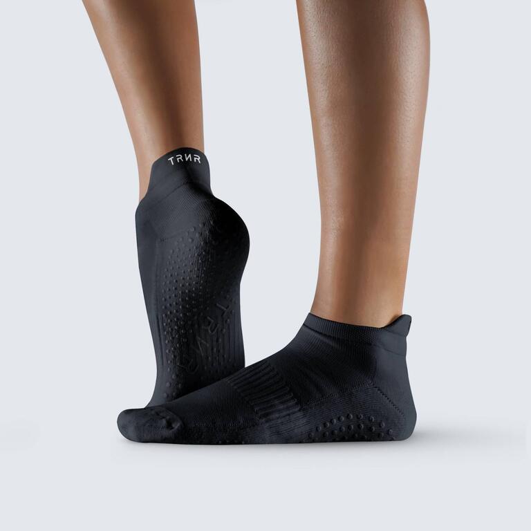TRNR Ankle Grip Socks Us 9-11 Black