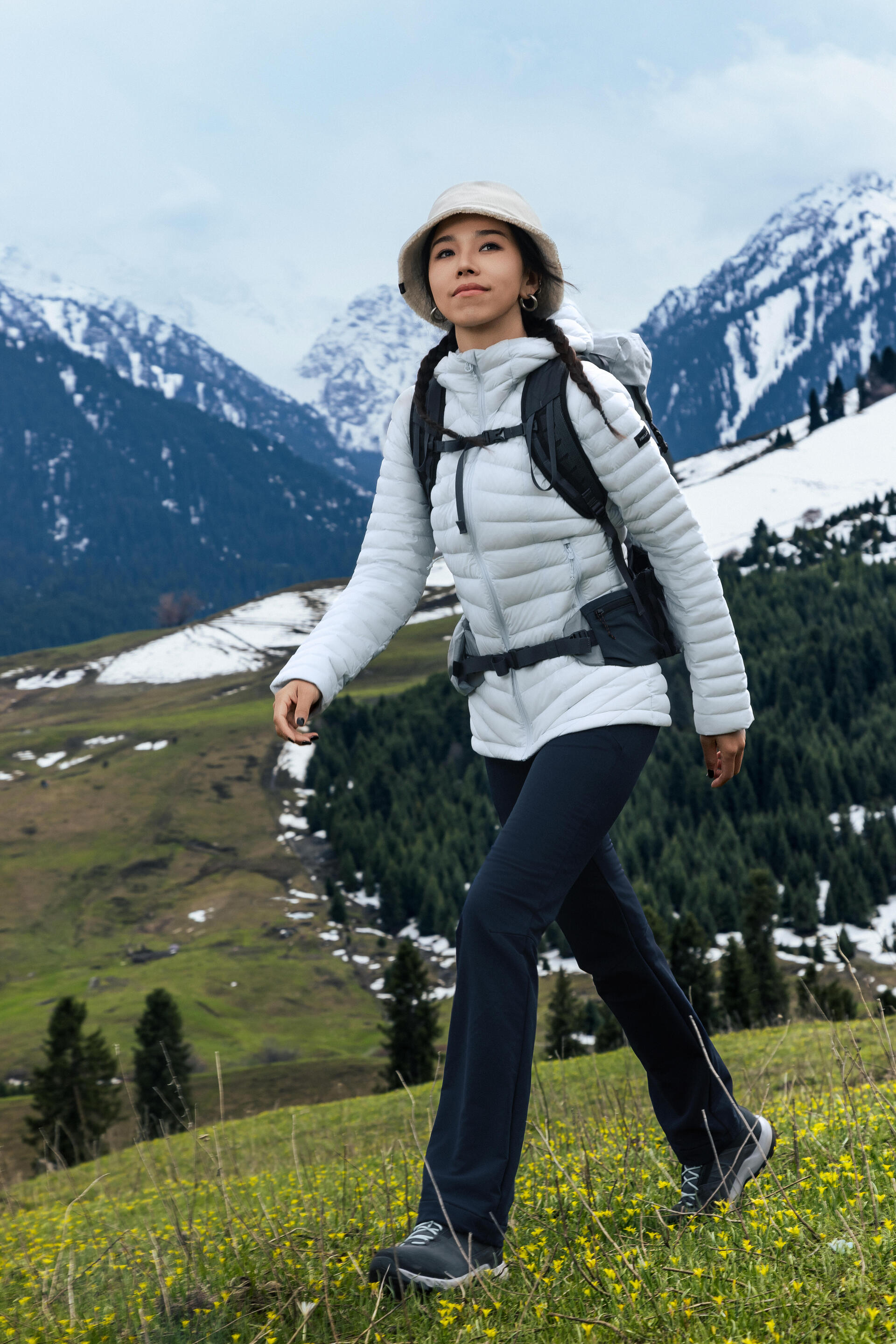 Backpacking Best Long Down Jacket Hooded Jacket Backpacking