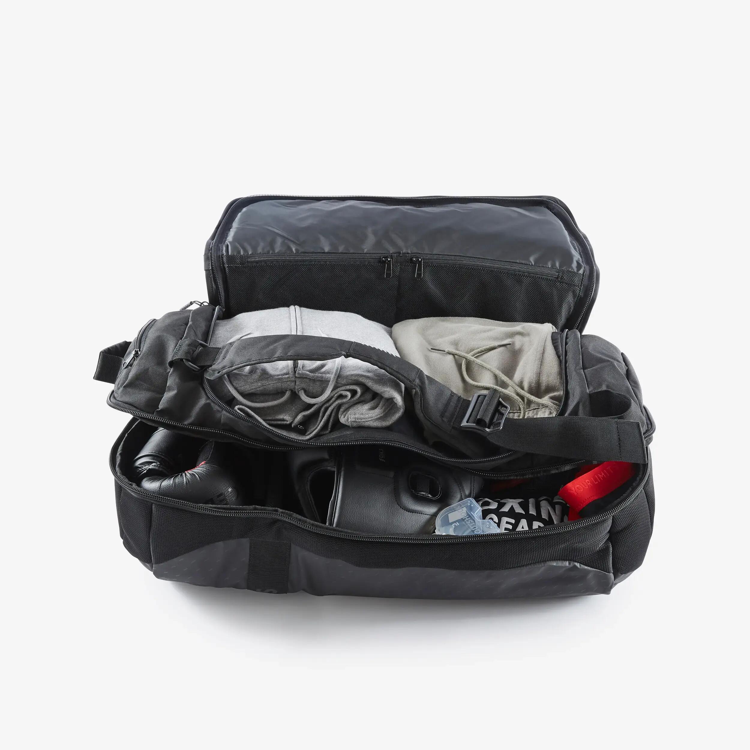 Maleta de boxeo de 60L con 3 compartimentos Outshock 900 negro 3/11