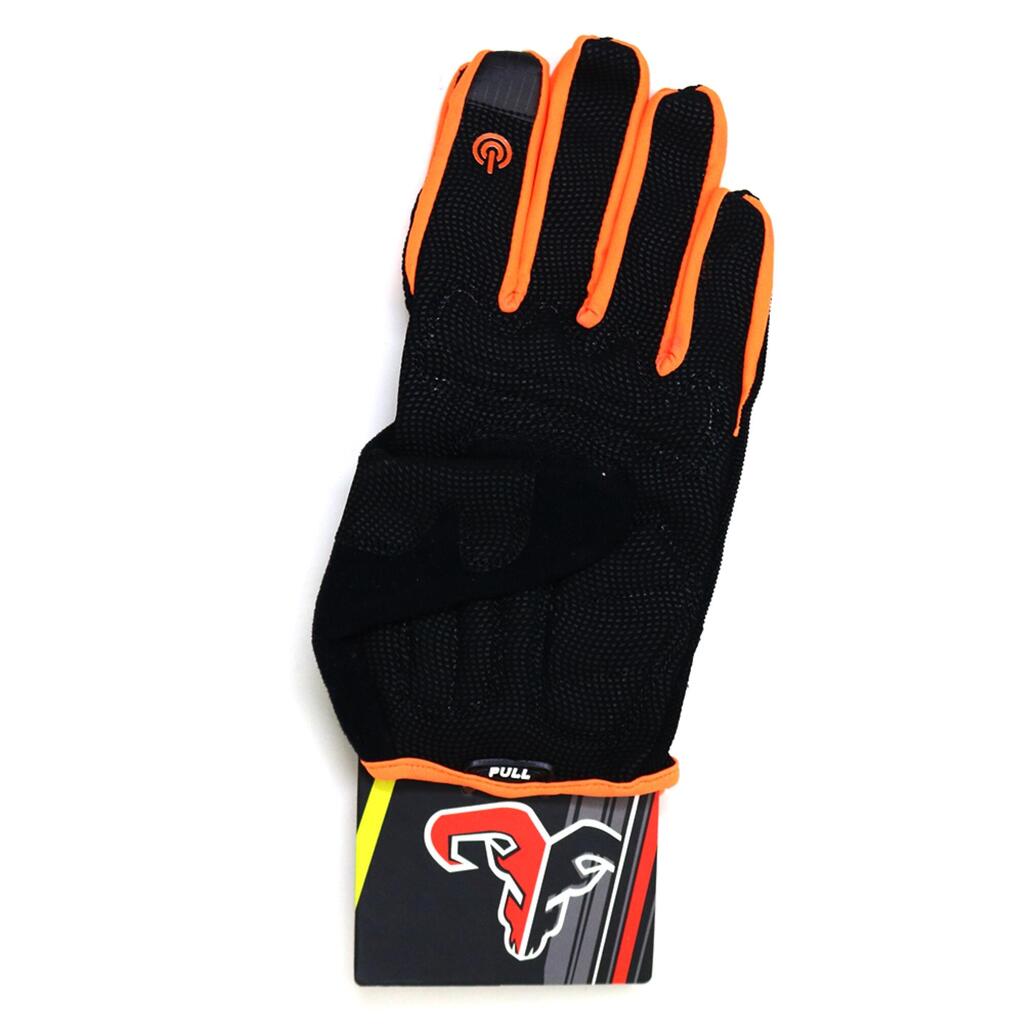 Guantes Ciclismo MTB Negro naranja