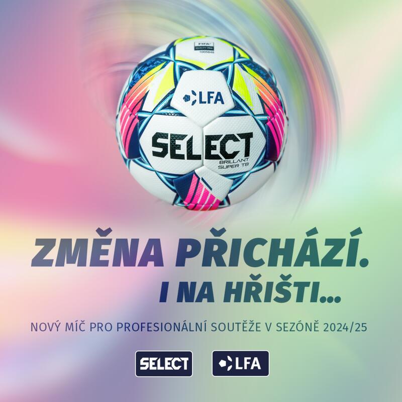 Fotbalový míč Select FB Brillant Super TB CZ Chance Liga 2024/25 vel. 5