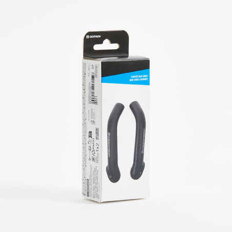 Curved Bar Ends - Black