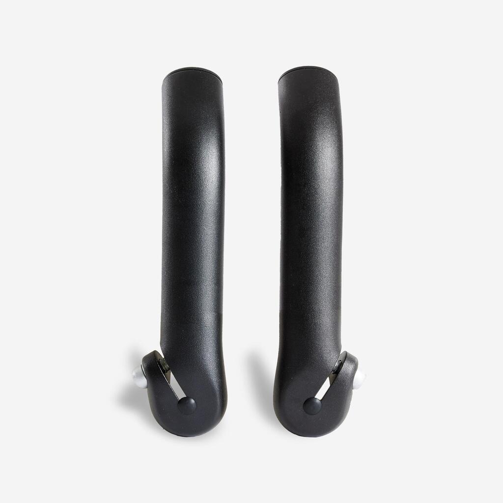 Curved Bar Ends - Black