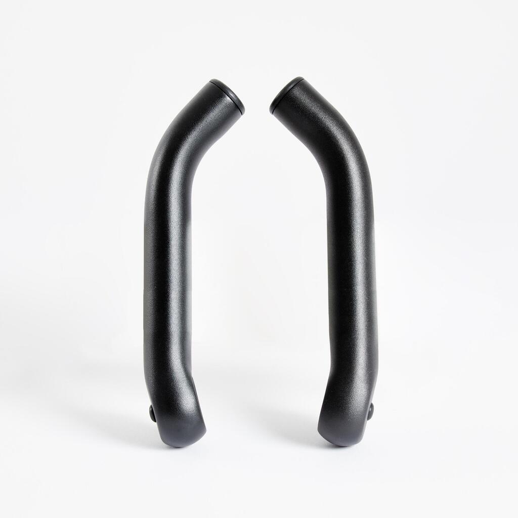 Curved Bar Ends - Black