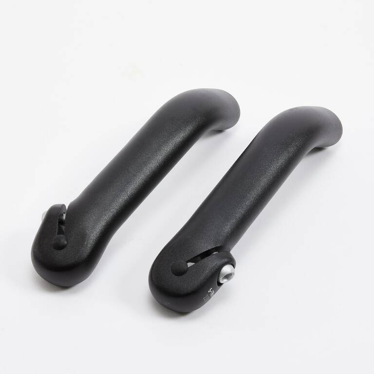 Curved Bar Ends - Black