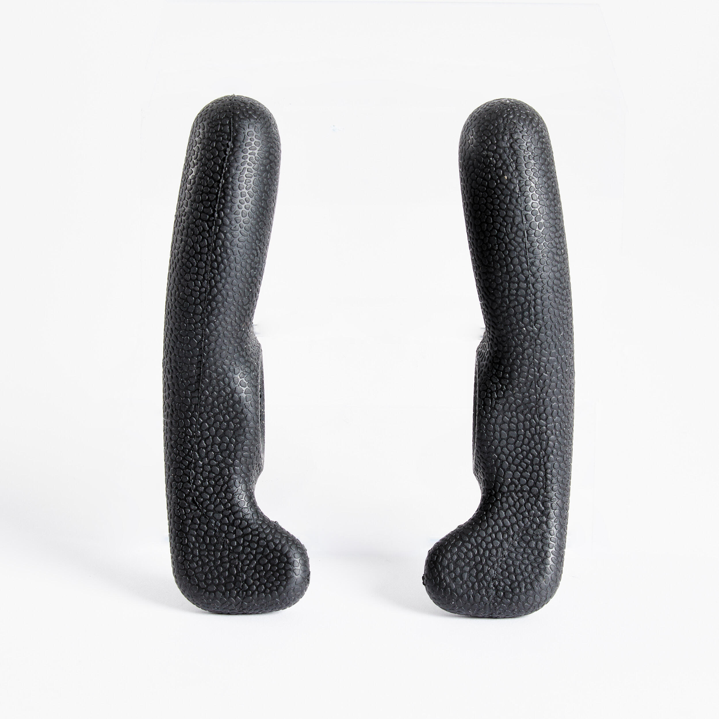 Bike Ergonomic Bar Ends - Black - DECATHLON
