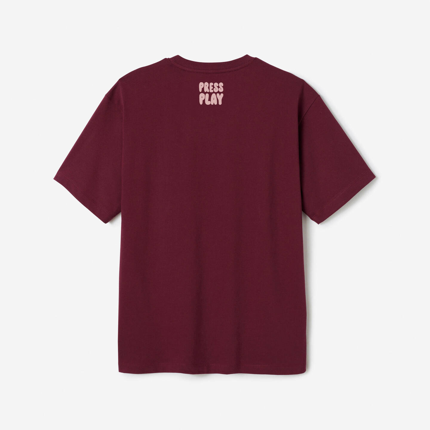 DECATHLON x YEYE WELLER Festival-T-Shirt Burgunday